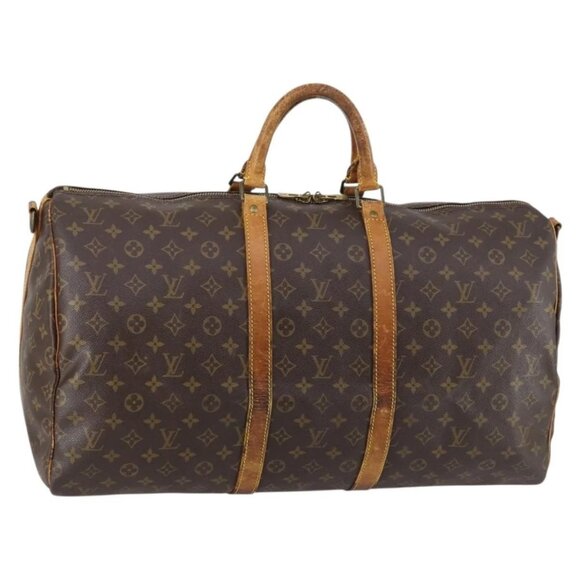 LOUIS VUITTON Monogram Keepall Bandouliere 55 Boston Bag M41414 LV Auth bs29746 - Picture 2 of 16